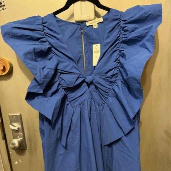 Ruffled Waistless Mini Bow Dress - Picture 8 of 16